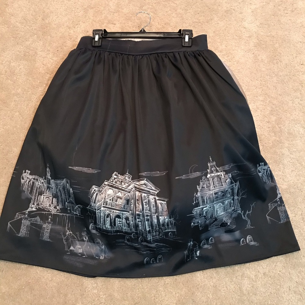 Disney Parks Exclusive Haunted Mansion Skirt